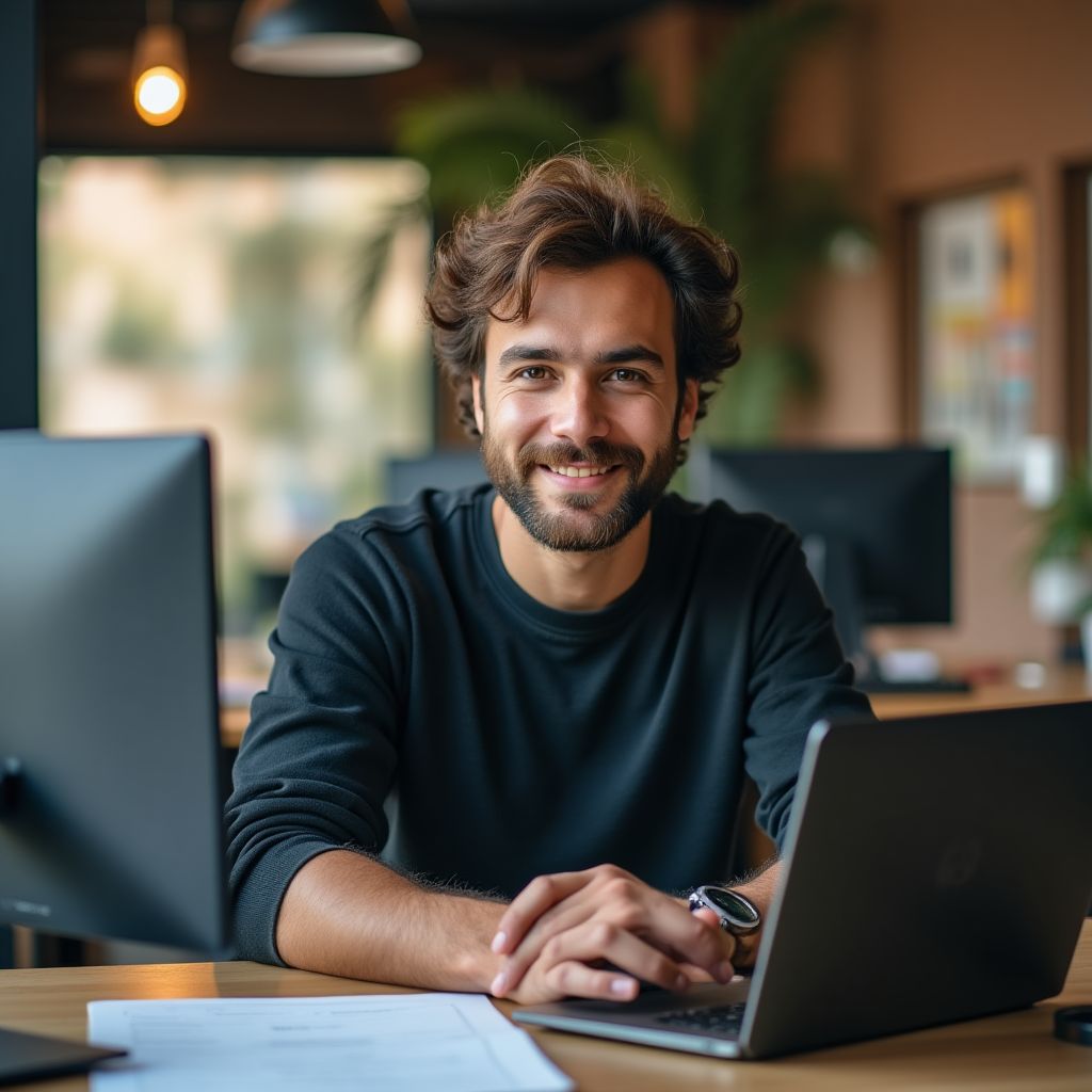 CEO de startup tecnológica